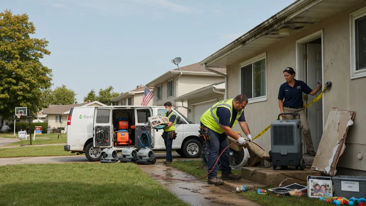 Water Damage Restoration in Baxter Springs, KS near me